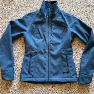 North Face hard shell indigo blue